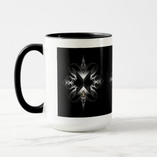 Taza Emblema de Akcenought en negro por Xzendor7