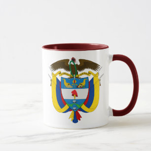 Taza emblema de colombia