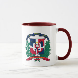 Taza emblema de la República Dominicana