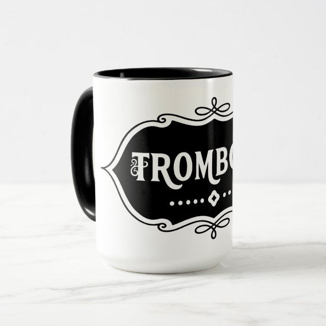 Taza Emblema de trombón (Anverso izquierdo)