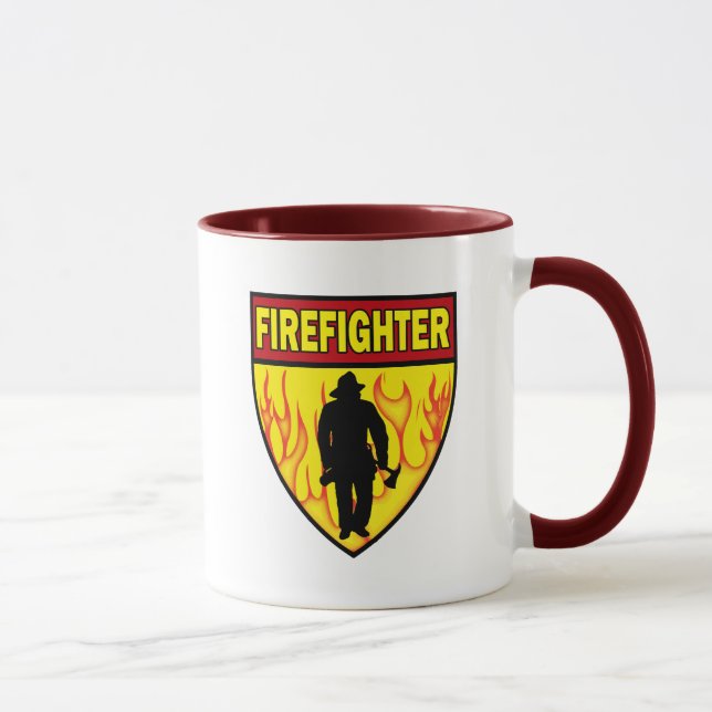 TAZA EMBLEMA DEL BOMBERO (Derecha)