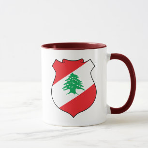 Taza emblema del líbano