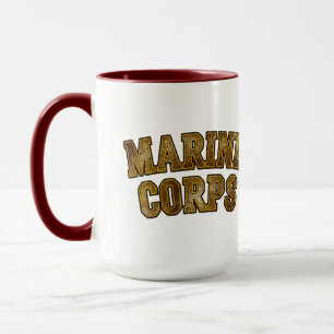 Taza Emblema del logotipo de VetGearHQ.com Veterano del