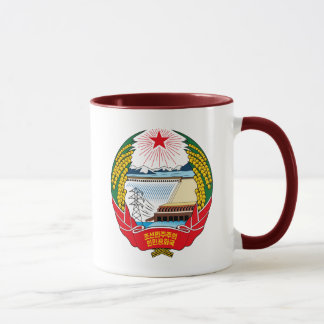 Taza emblema del norte de Corea