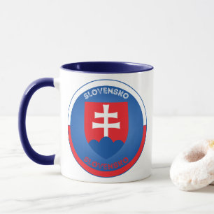 Taza Emblema del Patrimonio de Eslovaquia