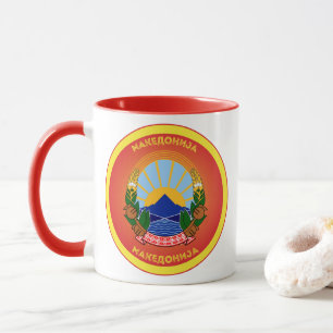 Taza Emblema del Patrimonio de Macedonia del Norte