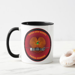 Taza Emblema del Patrimonio de Papua Nueva Guinea