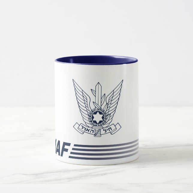 Taza Emblema IAF - ISRAELI AIR FORCE (Centro)