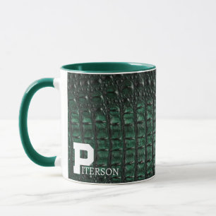 Taza Emerald Crocodile Leather Luxury Exotic Skin