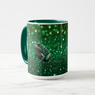 Taza Emergencia encantadora: La rana verde de espuma