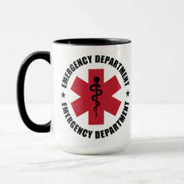 Taza Emergency Department Star of Life Medical Emblem