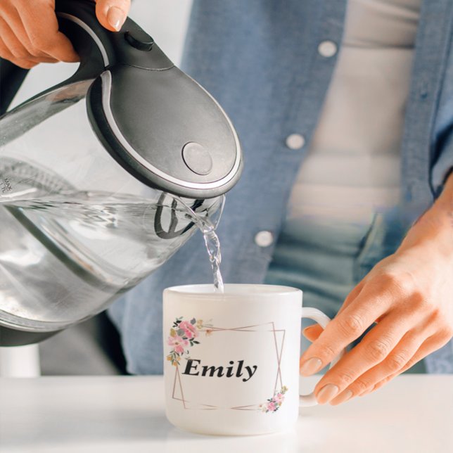 Taza @Emily name Mug – Custom Coffee Cup with An (Subido por el creador)