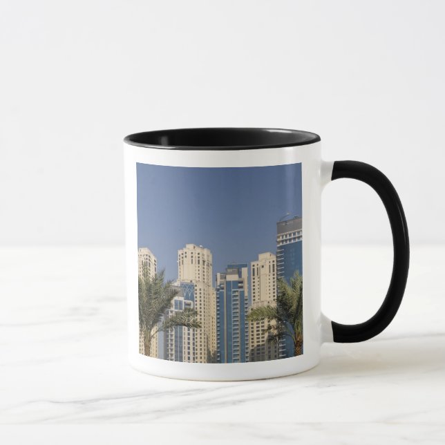 Taza Emiratos Árabes Unidos, Dubai. Torres de Jumeirah  (Derecha)