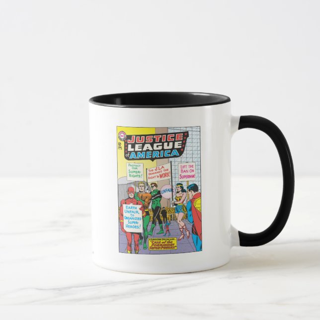 Taza Emisión de la Liga de Justicia de América #28 - Ju (Derecha)