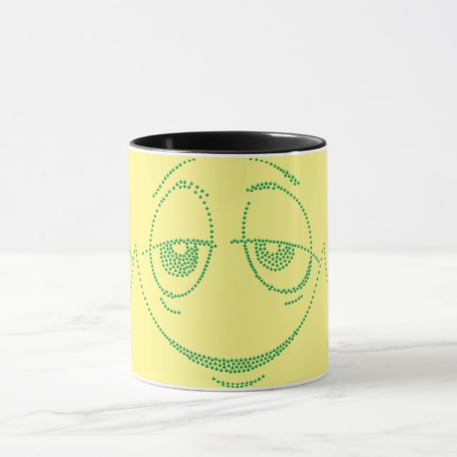 Taza Emoji de sonrisa perezosa (Centro)