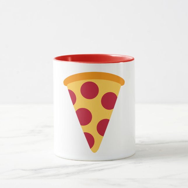 Taza Emoji del patrón Pizza Café Mug (Centro)