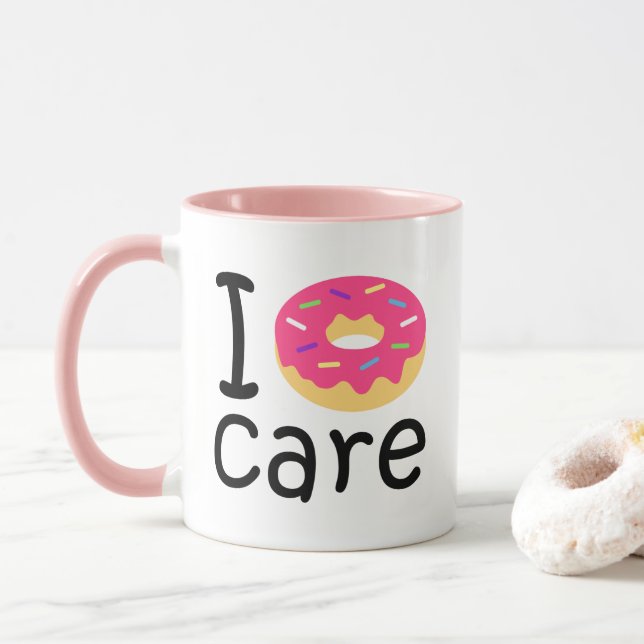 Taza Emoji divertida de la cita de la frase de I del (Con donut)