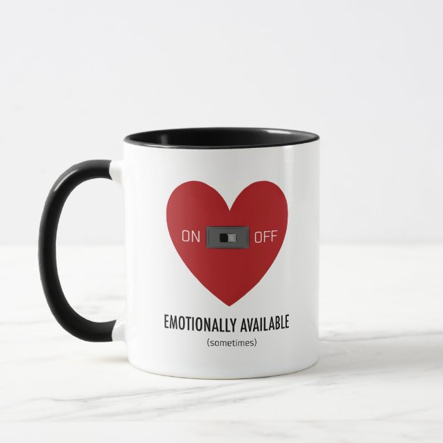 Taza Emotionally available  (Izquierda)
