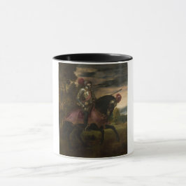 Taza Emperador Carlos V a caballo (por Tiziano)