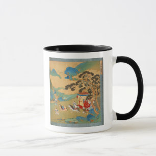 Taza Emperador MU Wang de la dinastía de Chou adentro
