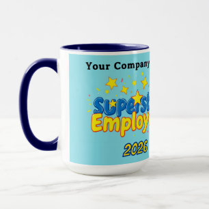 Taza Empleado Superestrella de Poder Estratégico Mérito