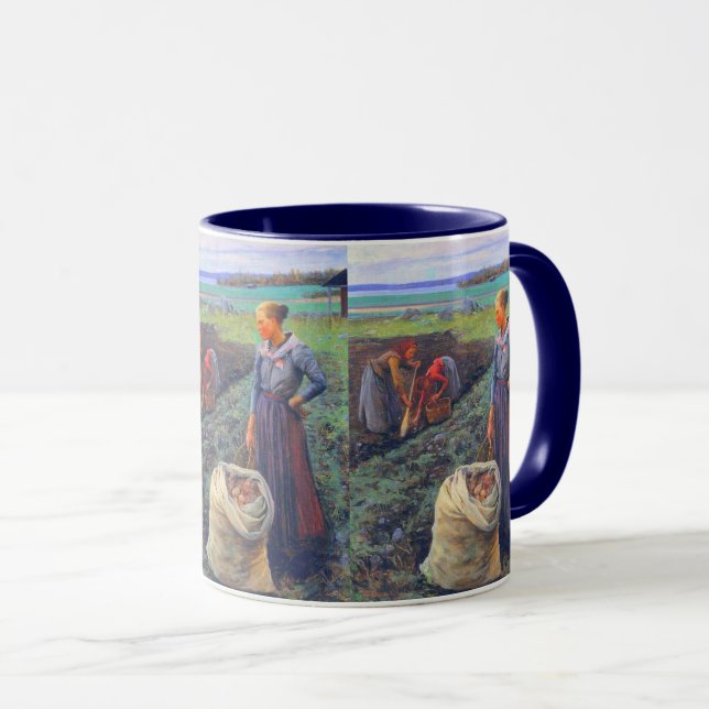 Taza Empleadores de papa Elin Danielson 1893 (Anverso derecho)