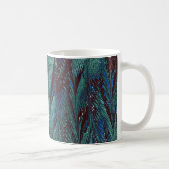 Taza emplumada verde (Derecha)