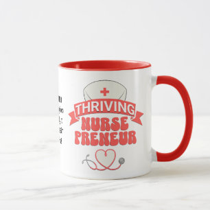 Taza Emprendedora de Enfermería Personalizada PROSPERA 