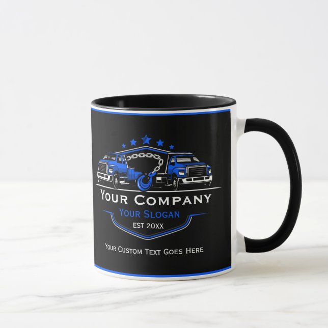 Taza Empresa de Remolque Profesional, Servicio de Trans (Derecha)