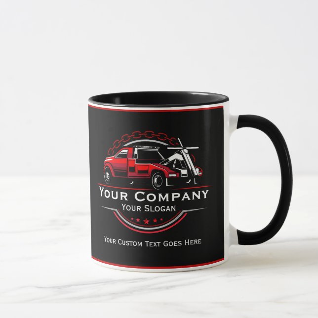 Taza Empresa de Remolque Profesional, Servicio de Trans (Derecha)