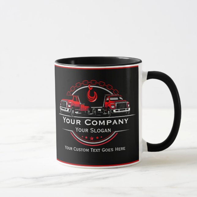 Taza Empresa de Remolque Profesional, Servicio de Trans (Derecha)