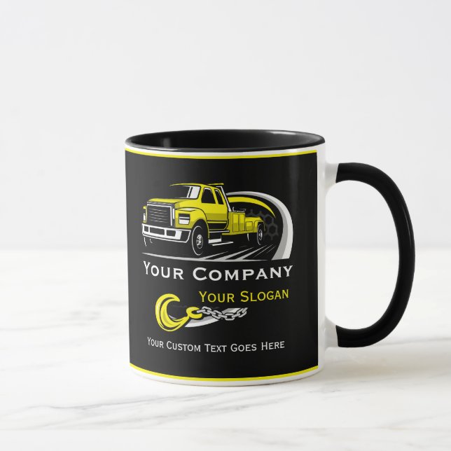 Taza Empresa de Remolque Profesional, Servicio de Trans (Derecha)