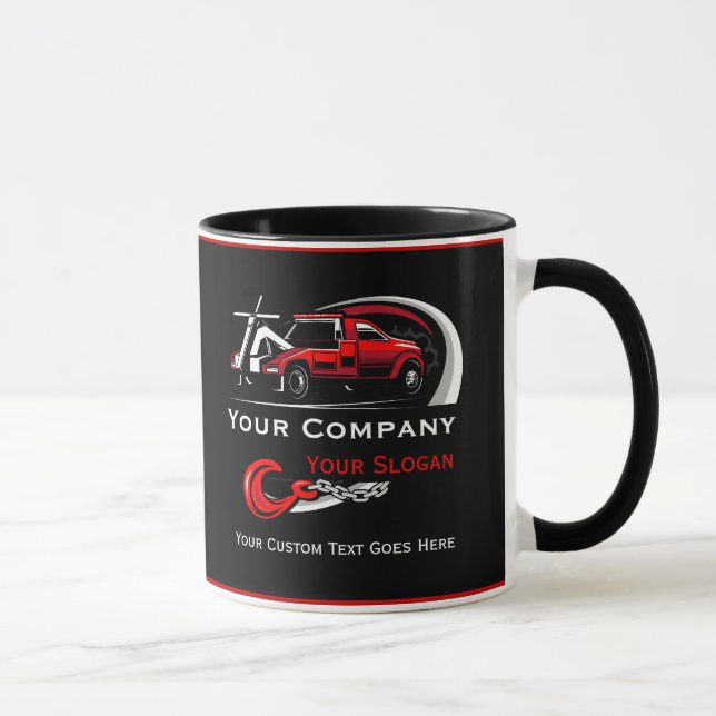 Taza Empresa de Remolque Profesional, Servicio de Trans (Derecha)