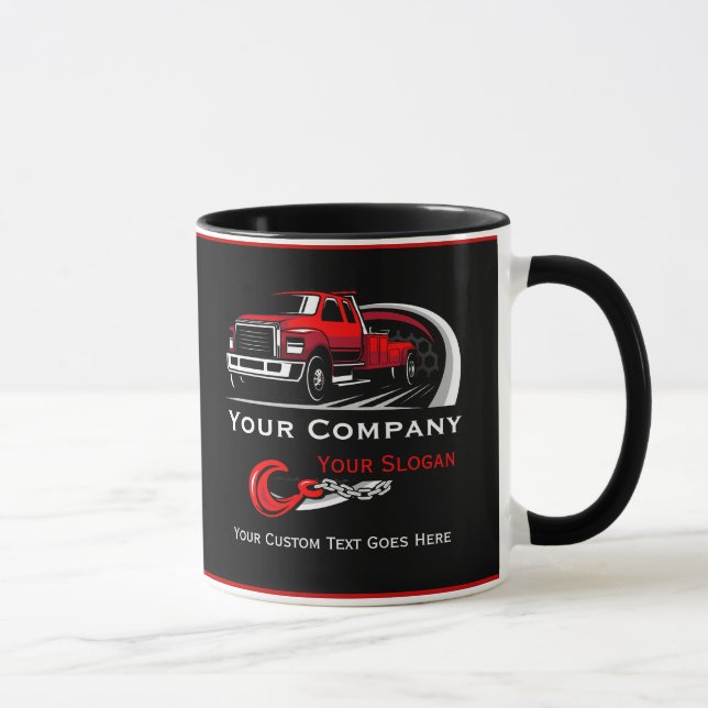 Taza Empresa de Remolque Profesional, Servicio de Trans (Derecha)