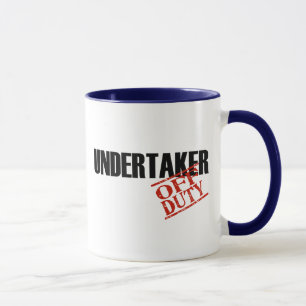 TAZA EMPRESARIO DE POMPAS FÚNEBRES FUERA DE SERVICIO