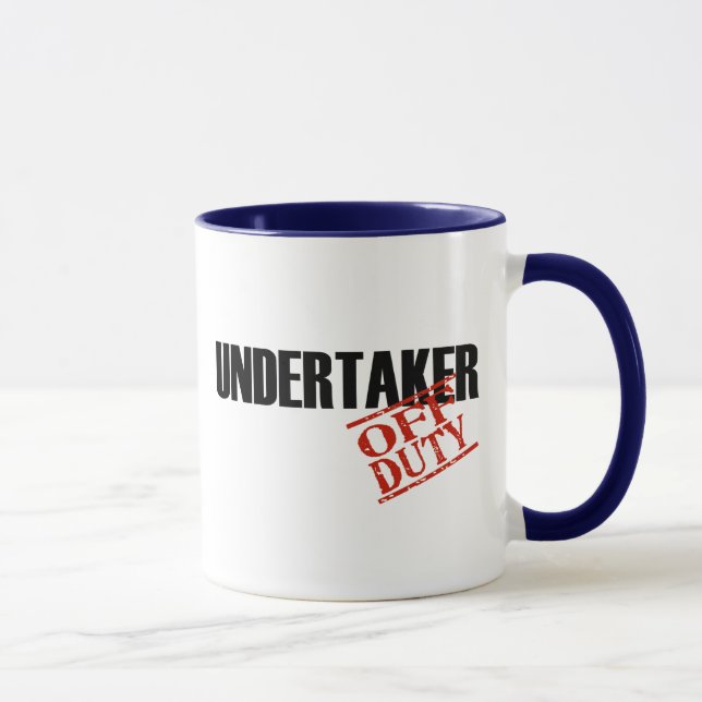 TAZA EMPRESARIO DE POMPAS FÚNEBRES FUERA DE SERVICIO (Derecha)