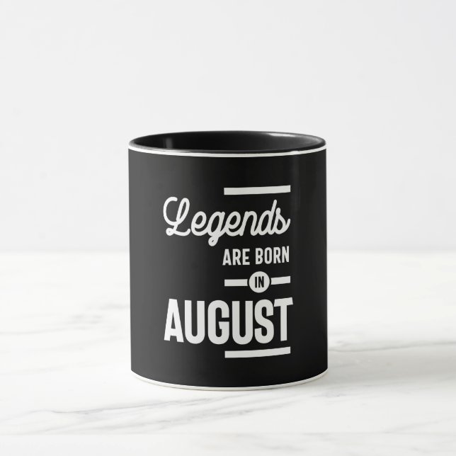 Taza En Agosto Nacieron Leyendas De Regalo De Cumpleaño (Centro)