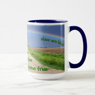 Taza En Algún Lugar Sobre La Bomba Arcoiris