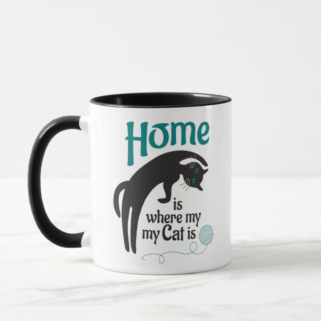 Taza En casa está mi gato (Izquierda)
