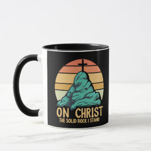 Taza En Cristo la Roca Sólida que sostengo