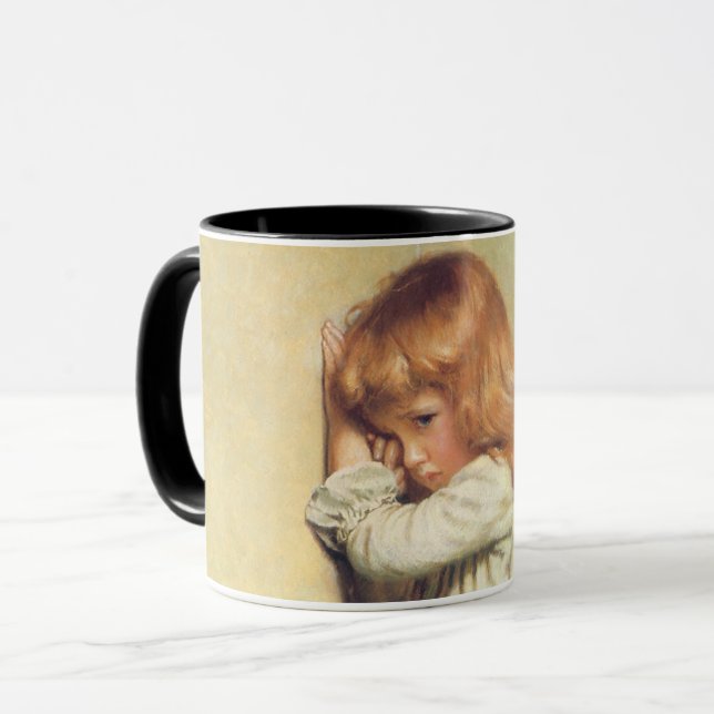 Taza En desgracia por Charles Burton Barber, arte vinta (Anverso izquierdo)