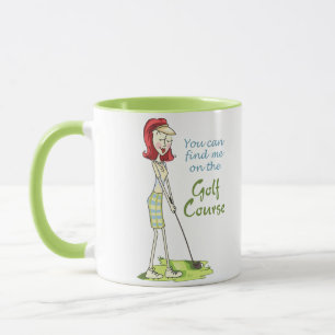 Taza En el campo de golf
