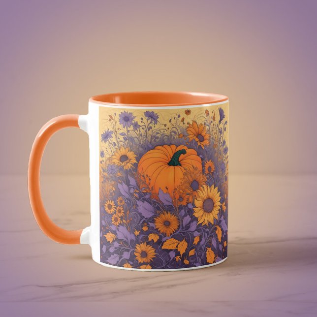 Taza En el Jardín de Halloween (Subido por el creador)