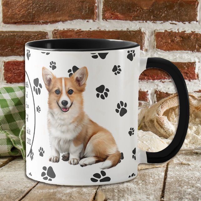 Taza En el octavo día Dios creó el Corgi (Subido por el creador)
