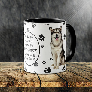 Taza En el octavo día Dios creó el Malamute
