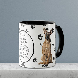 Taza En el octavo día Dios creó perros Malinois