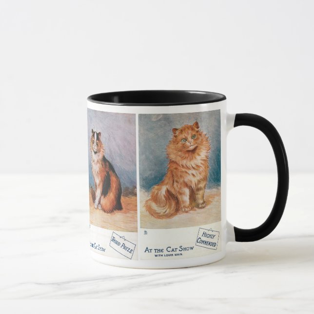 Taza En el programa de gatos ・ Louis Wain ・ Mug (Derecha)