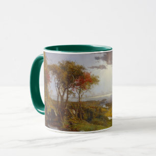 Taza En el río Hudson, 1860 (aceite en lona)
