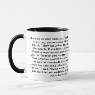 Taza En elogio a mujeres difíciles
