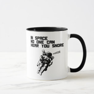 Taza En espacio nadie puede oírle roncar (la oscuridad